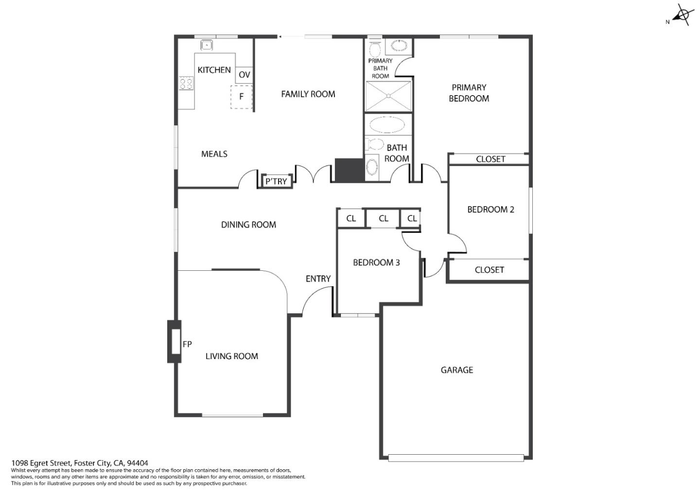 Detail Gallery Image 56 of 56 For 1098 Egret St, Foster City,  CA 94404 - 3 Beds | 2 Baths