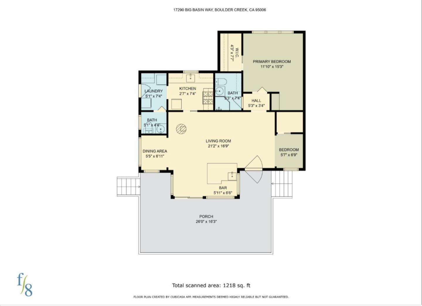 Detail Gallery Image 35 of 35 For 17290 Big Basin Way, Boulder Creek,  CA 95006 - 1 Beds | 1/1 Baths