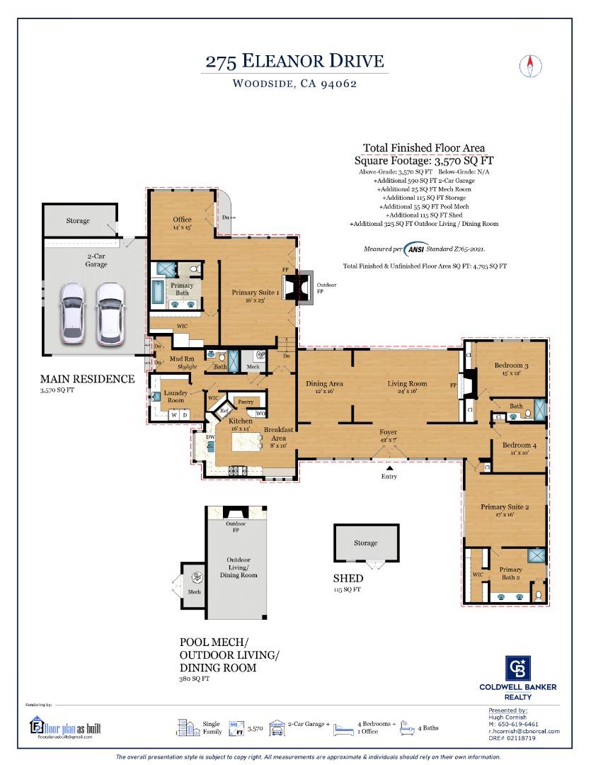 Detail Gallery Image 46 of 47 For 275 Eleanor Dr, Woodside,  CA 94062 - 4 Beds | 4 Baths