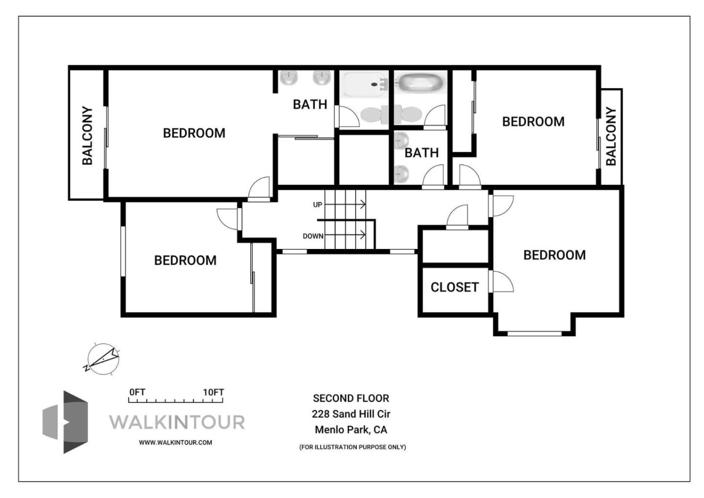 Detail Gallery Image 35 of 36 For 228 Sand Hill Cir, Menlo Park,  CA 94025 - 4 Beds | 2/1 Baths