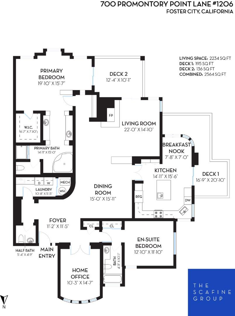 Detail Gallery Image 33 of 33 For 700 Promontory Point Ln #1206,  Foster City,  CA 94404 - 2 Beds | 2/1 Baths