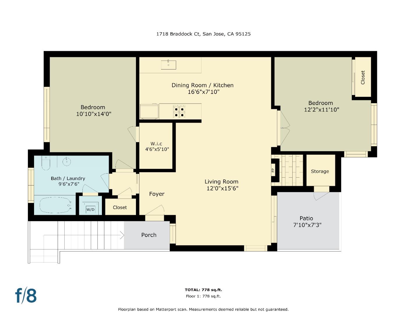 Detail Gallery Image 41 of 41 For 1718 Braddock Ct, San Jose,  CA 95125 - 2 Beds | 1 Baths