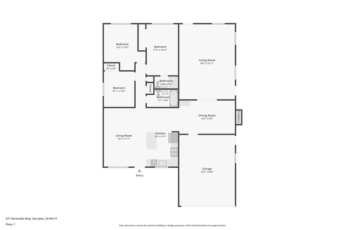 Detail Gallery Image 2 of 35 For 471 Serenade Way, San Jose,  CA 95111 - 3 Beds | 2 Baths
