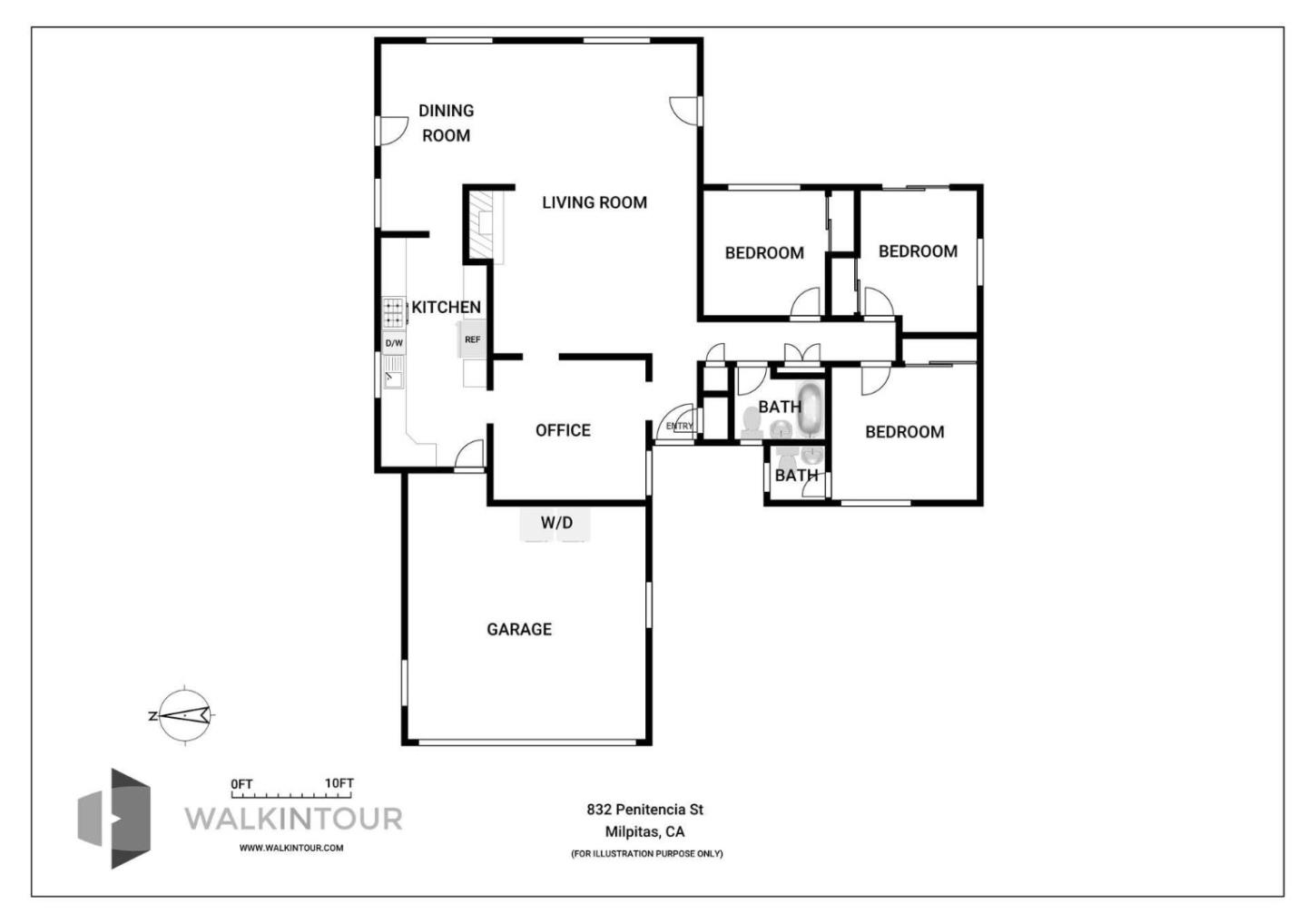 Detail Gallery Image 32 of 32 For 832 Penitencia St, Milpitas,  CA 95035 - 3 Beds | 1/1 Baths