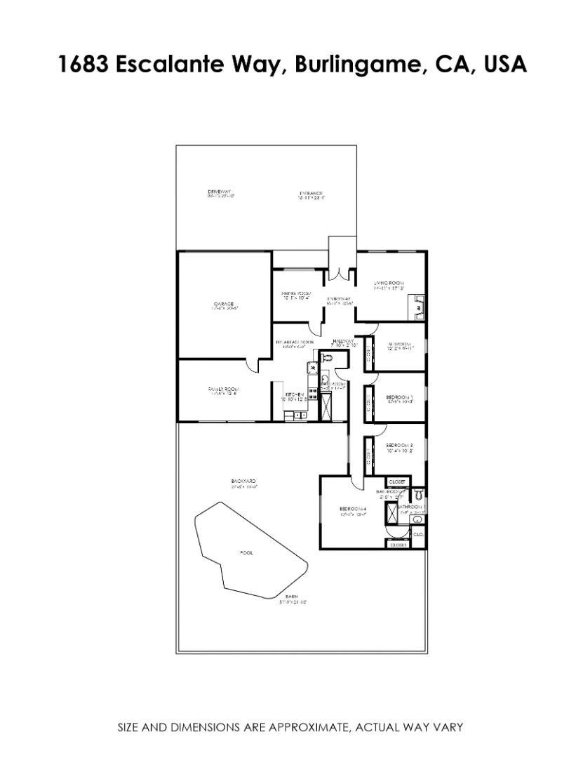Detail Gallery Image 31 of 32 For 1683 Escalante Way, Burlingame,  CA 94010 - 4 Beds | 2 Baths