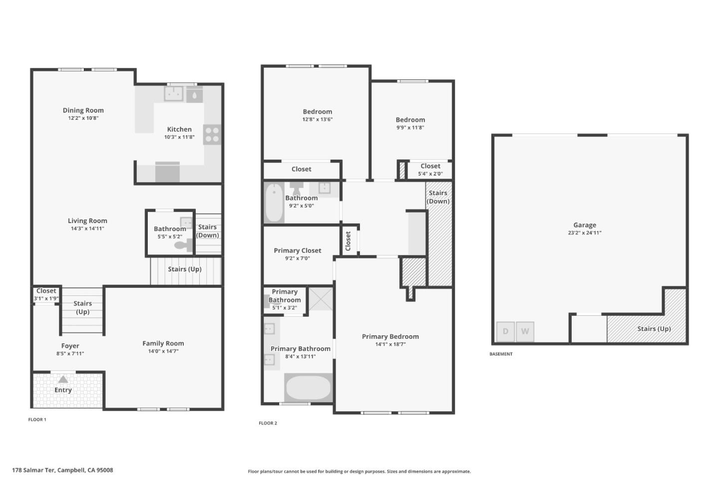Detail Gallery Image 18 of 21 For 178 Salmar Ter, Campbell,  CA 95008 - 3 Beds | 2/1 Baths