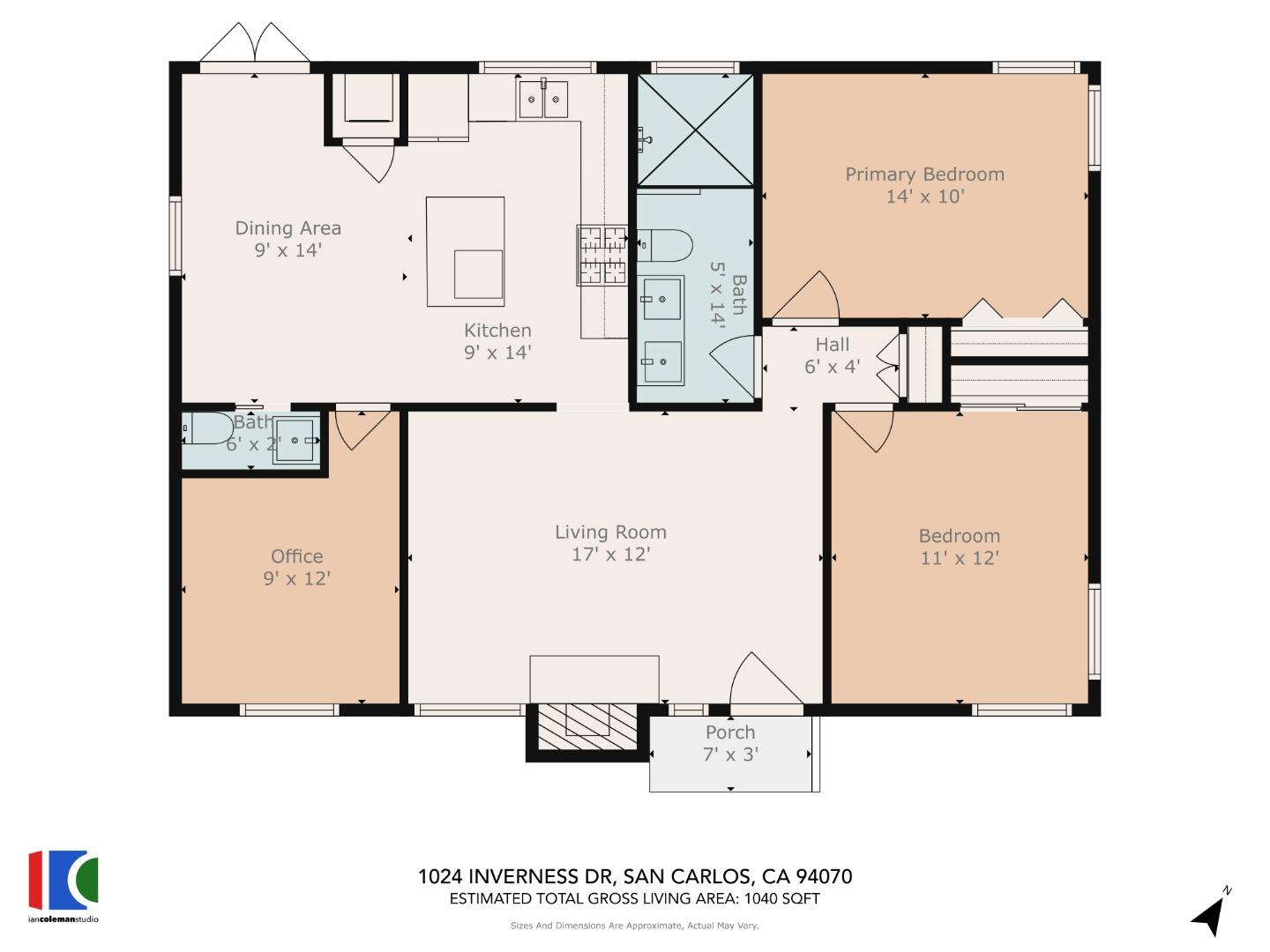 Detail Gallery Image 19 of 19 For 1024 Inverness Dr, San Carlos,  CA 94070 - 2 Beds | 1/1 Baths