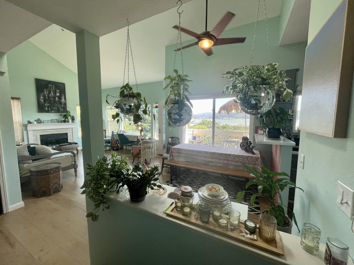 Your creative sanctuary awaits in this inspiring two-story loft with panoramic water views. Whether you're an artist, a writer, an investor, or simply someone seeking beauty and serenity, this condo is a rare chance to be a part of Benicia's creative soul in this beautifully maintained top-floor, 1-bedroom plus loft condo with breathtaking Carquinez Strait views and modern comforts throughout. Laminate floors throughout, and an open-concept layout create a sense of spaciousness and serenity in this inspiring retreat. The home features central heating, AC (split), in-unit washer and dryer, private balcony with stunning water views, spacious loft area perfect for studio, home office, or extra living space; abundant natural light and soaring, vaulted ceilings. Perfectly located in Benicia's thriving creative community, overlooking and steps away from Benicia Arts District and waterfront; walkable to downtown shops, restaurants, cafes, waterfront parks, walking trails, and marina. Close drive to Downtown Napa and San Francisco Ferry.