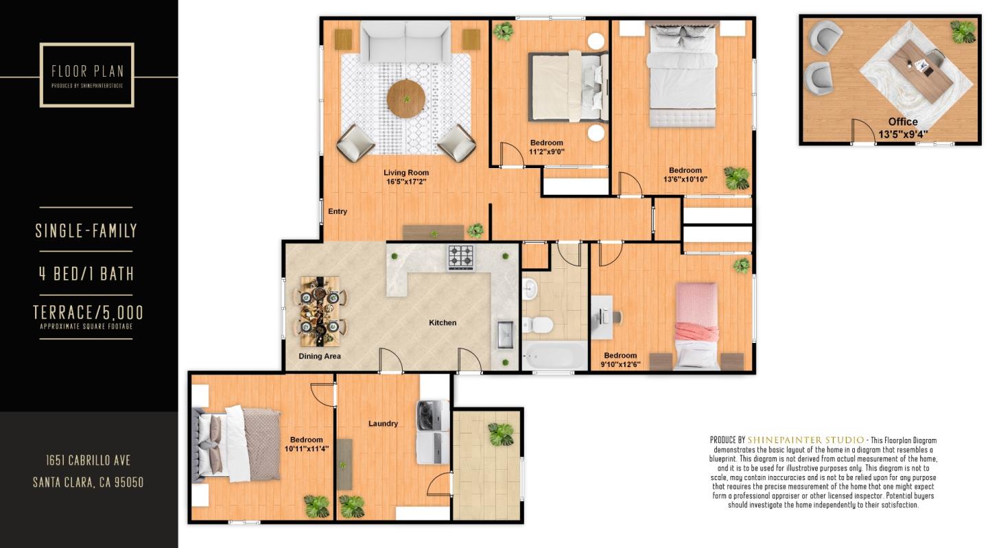 Detail Gallery Image 43 of 43 For 1651 Cabrillo Ave, Santa Clara,  CA 95050 - 3 Beds | 1 Baths