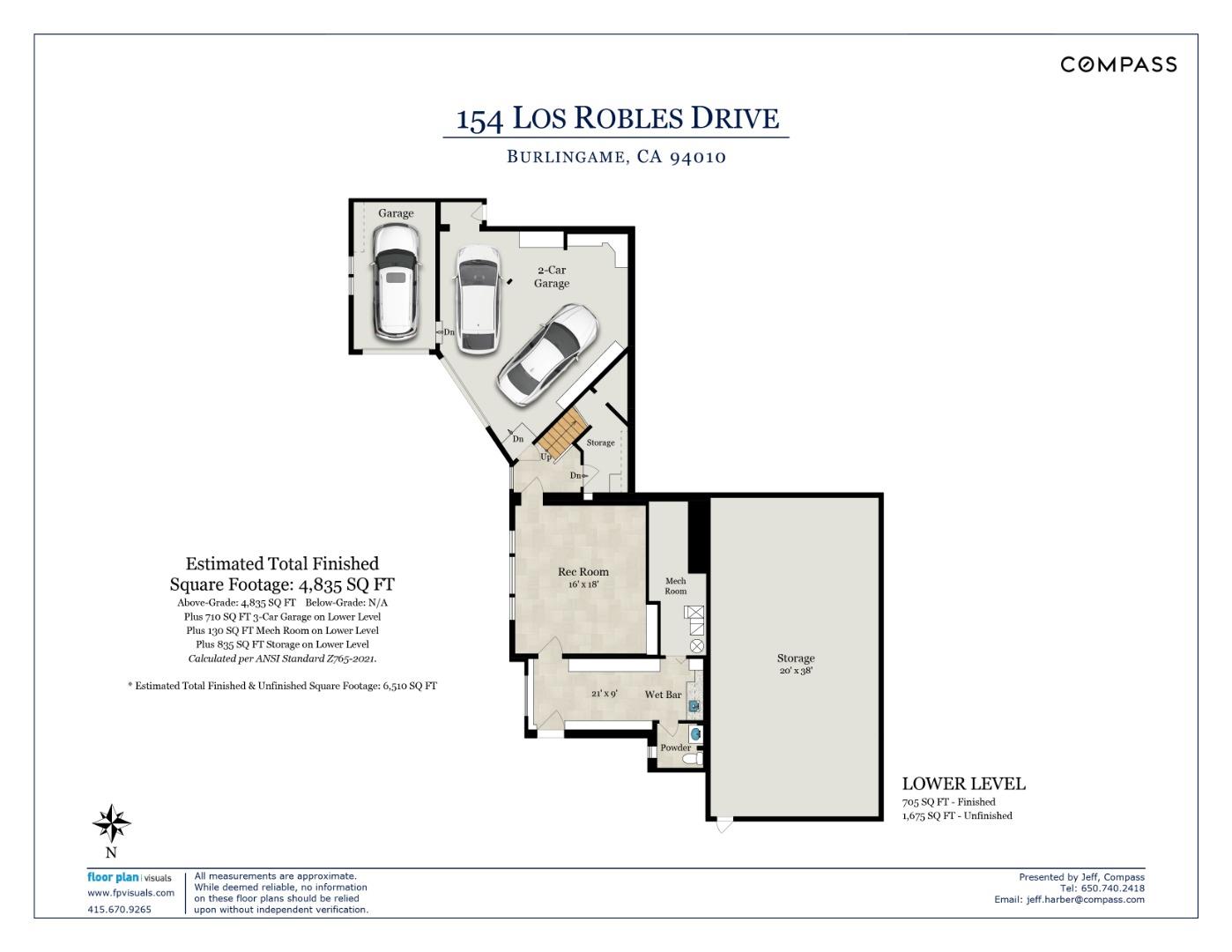Detail Gallery Image 54 of 54 For 154 Los Robles Dr, Burlingame,  CA 94010 - 5 Beds | 3/2 Baths