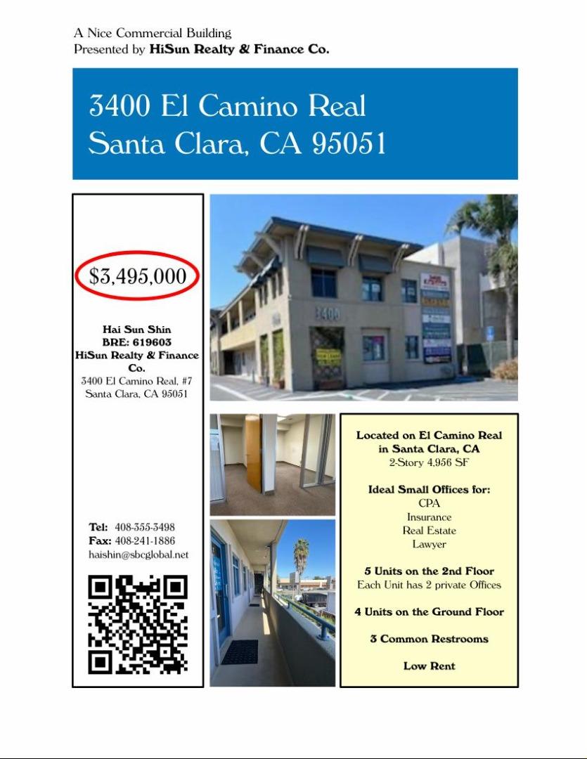 Detail Gallery Image 2 of 2 For 3400 El Camino Real, Santa Clara,  CA 95051 - – Beds | – Baths