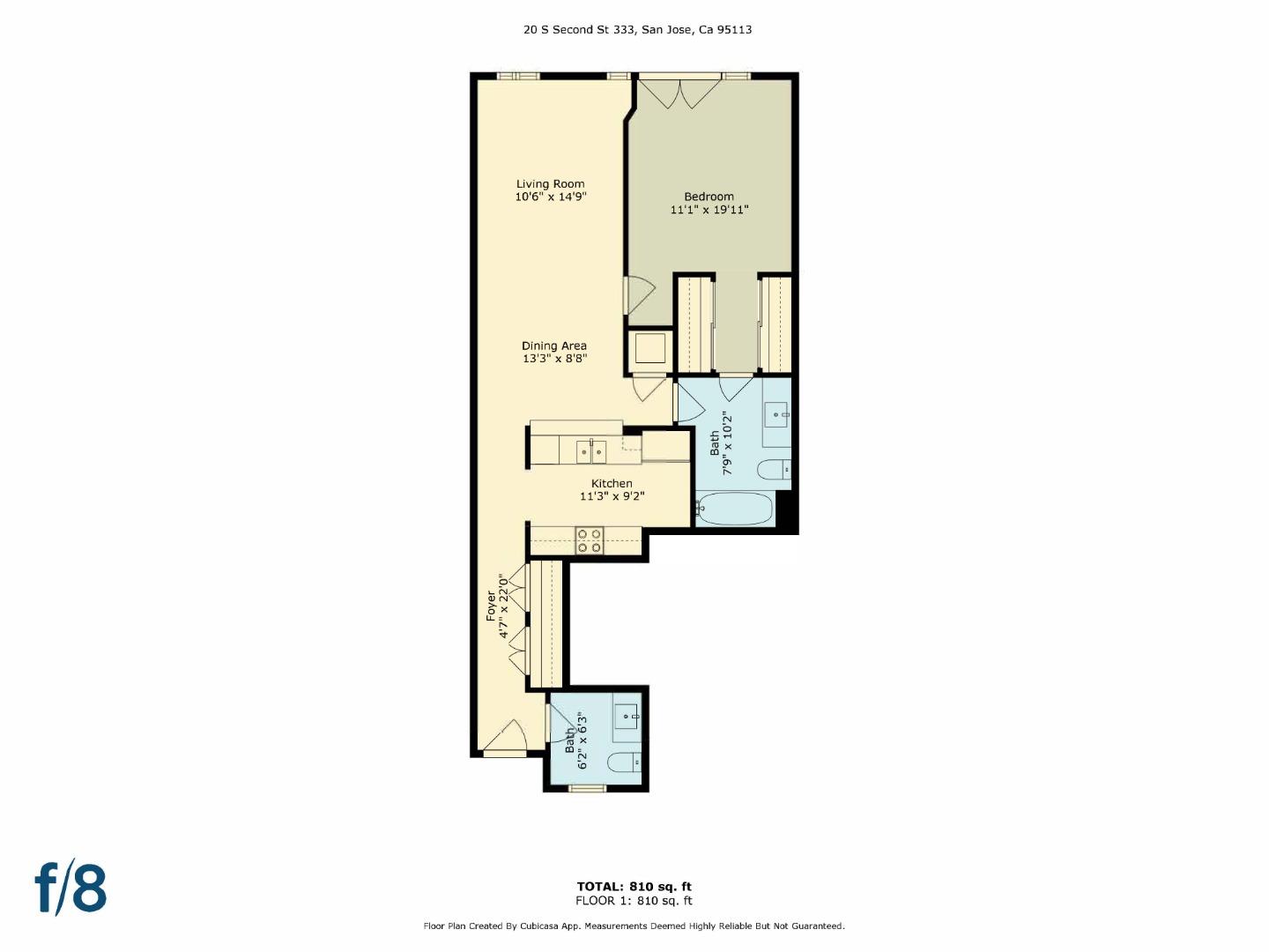 Detail Gallery Image 34 of 34 For 20 S 2nd St #333,  San Jose,  CA 95113 - 1 Beds | 1/1 Baths
