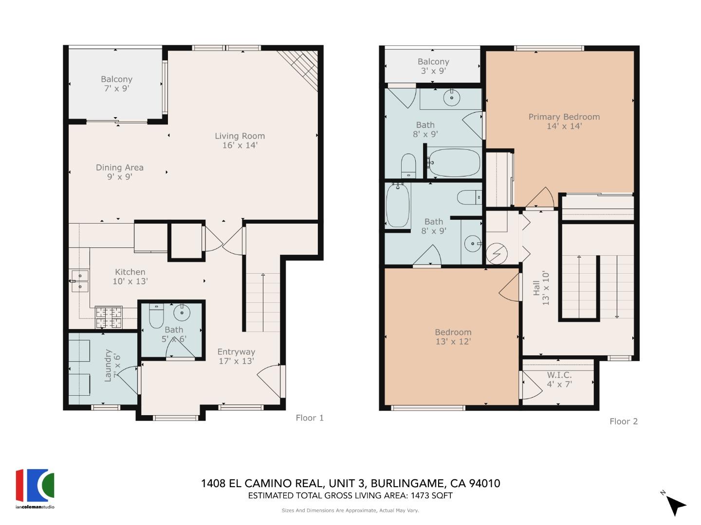 Detail Gallery Image 19 of 19 For 1408 El Camino Real #3,  Burlingame,  CA 94010 - 2 Beds | 2/1 Baths