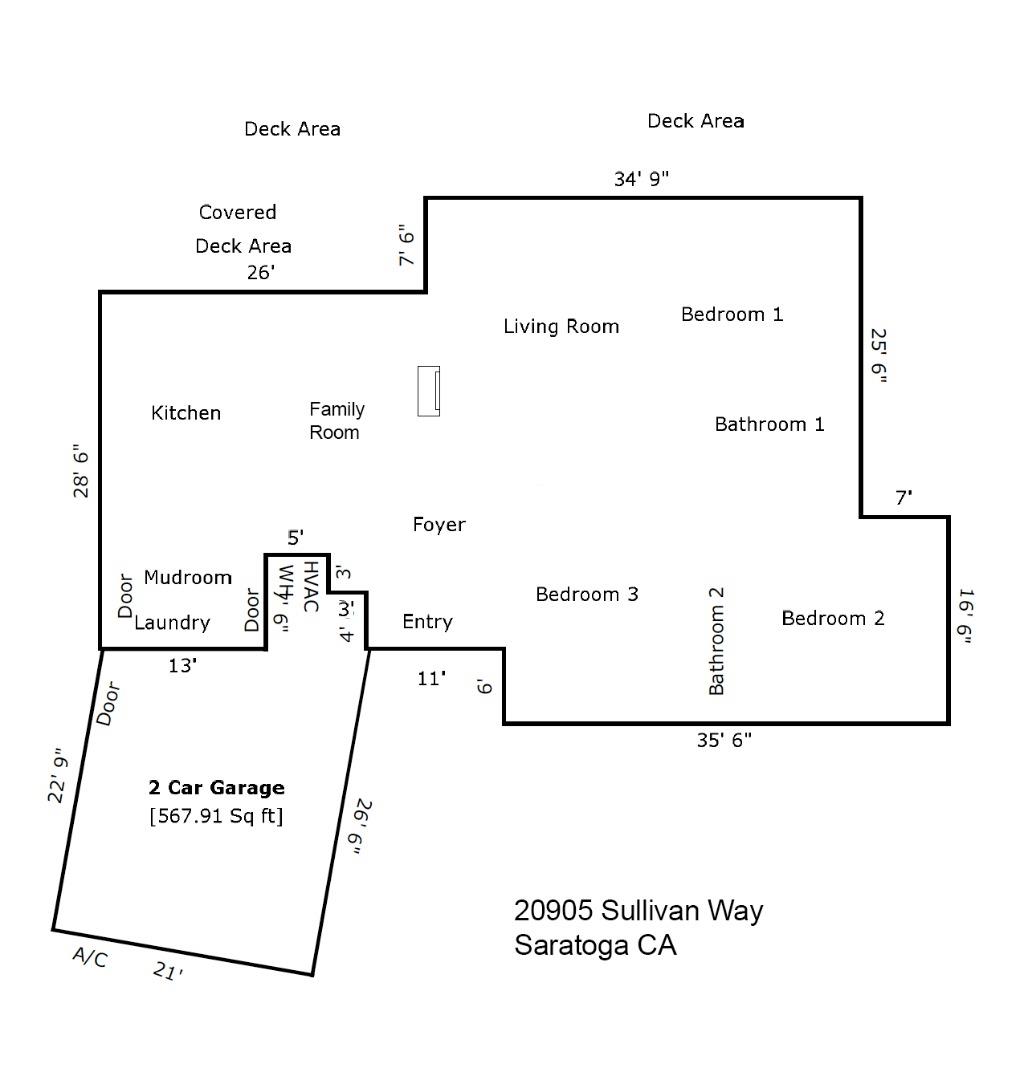 Detail Gallery Image 43 of 47 For 20905 Sullivan Way, Saratoga,  CA 95070 - 3 Beds | 2 Baths