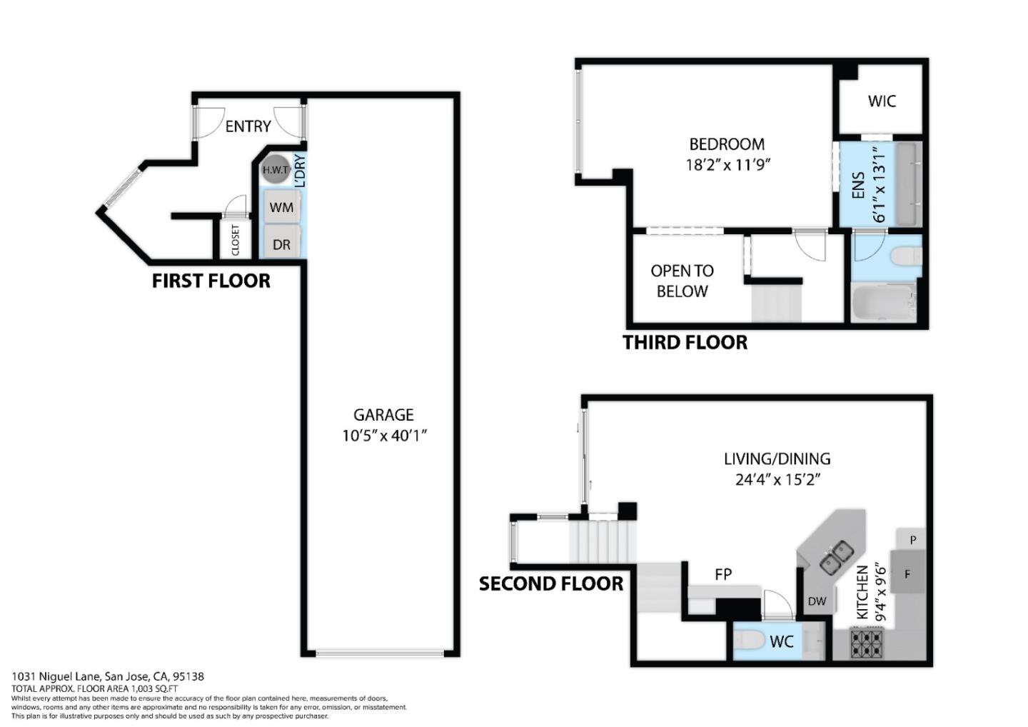 Detail Gallery Image 49 of 49 For 1031 Niguel Ln, San Jose,  CA 95138 - 1 Beds | 1/1 Baths