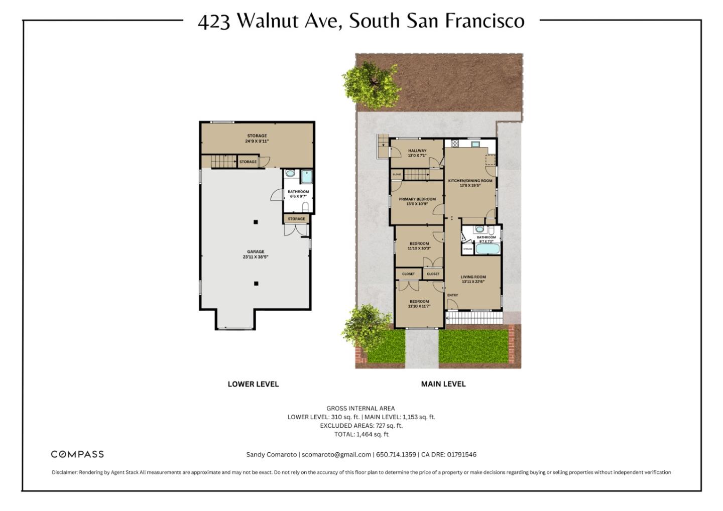 Detail Gallery Image 42 of 42 For 423 Walnut Ave, South San Francisco,  CA 94080 - 3 Beds | 2 Baths