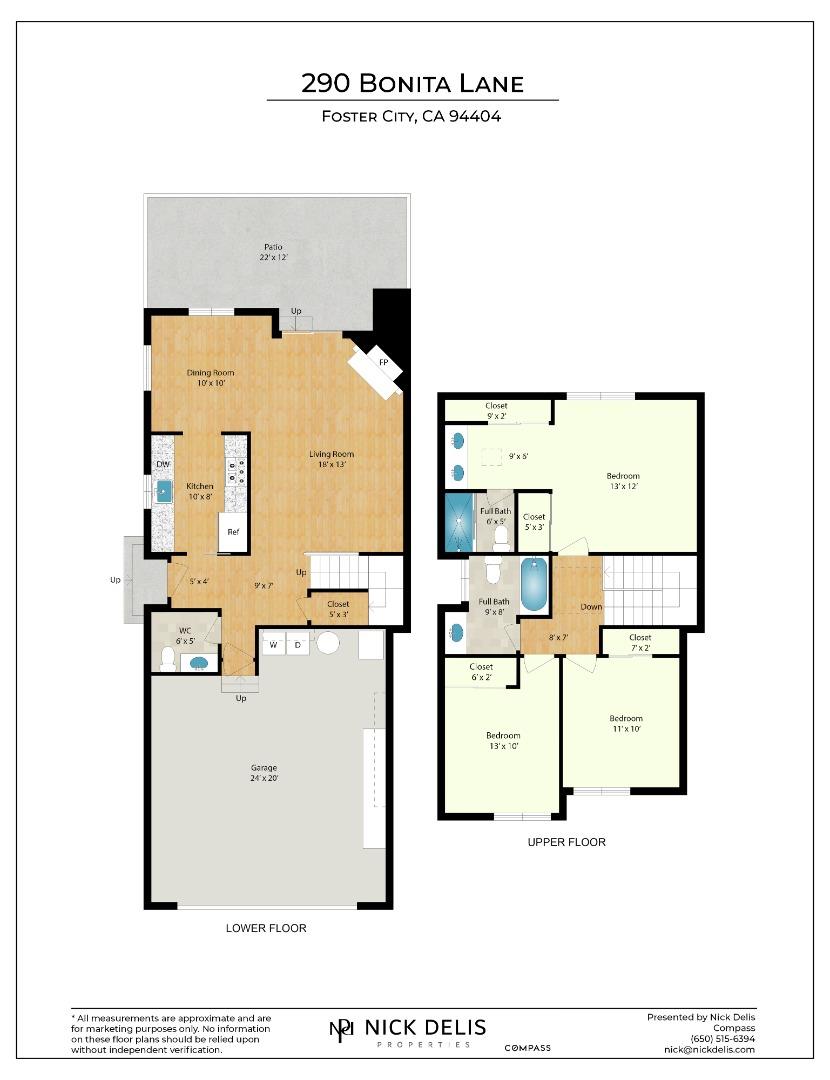 Detail Gallery Image 37 of 37 For 290 Bonita Ln, Foster City,  CA 94404 - 3 Beds | 2/1 Baths