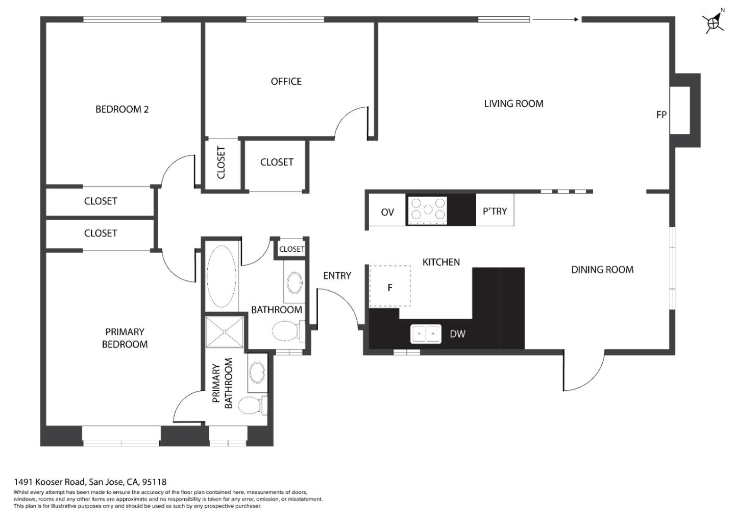Detail Gallery Image 25 of 25 For 1491 Kooser Rd, San Jose,  CA 95118 - 3 Beds | 2 Baths