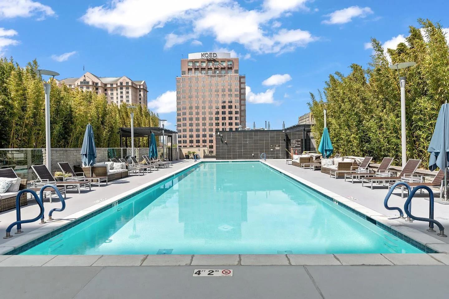 Detail Gallery Image 5 of 47 For 88 E San Fernando St #909,  San Jose,  CA 95113 - 1 Beds | 1 Baths