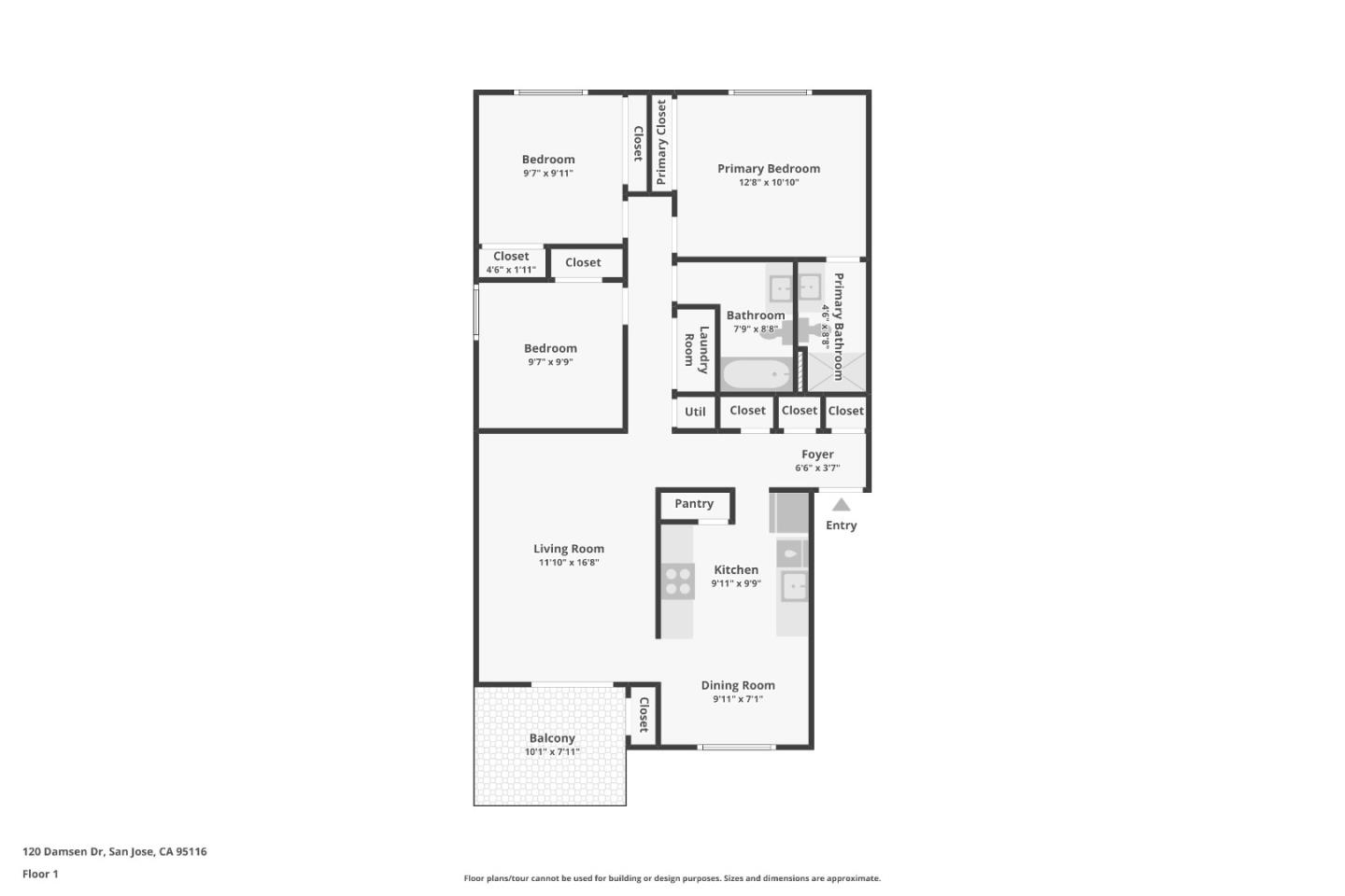 Detail Gallery Image 23 of 23 For 120 Damsen Dr, San Jose,  CA 95116 - 3 Beds | 2 Baths