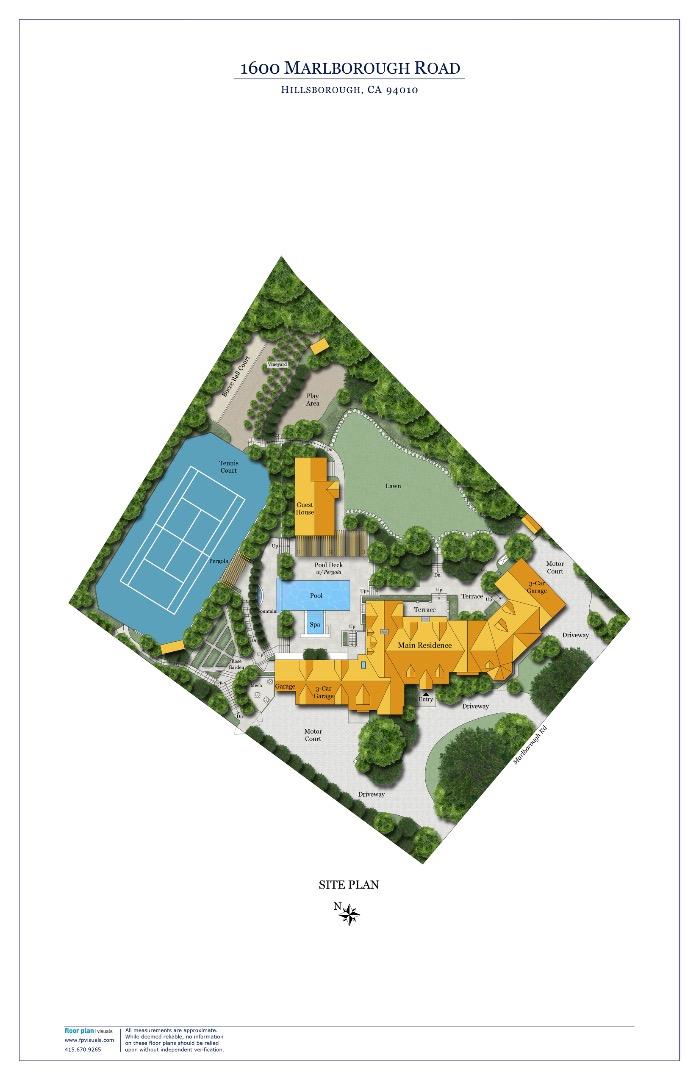 Detail Gallery Image 111 of 111 For 1600 Marlborough Rd, Hillsborough,  CA 94010 - 7 Beds | 7/1 Baths