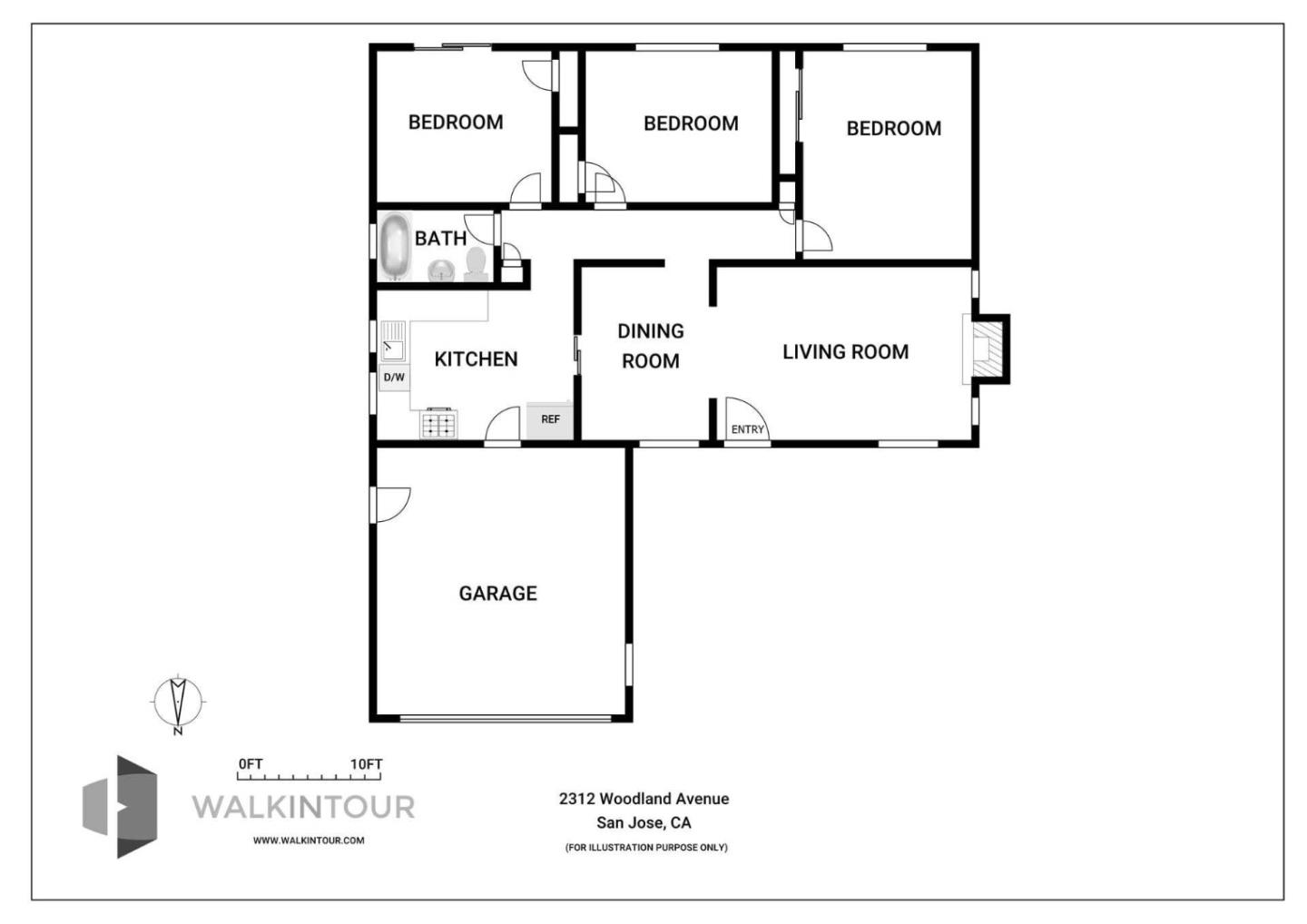 Detail Gallery Image 31 of 31 For 2312 Woodland Ave, San Jose,  CA 95128 - 3 Beds | 1 Baths