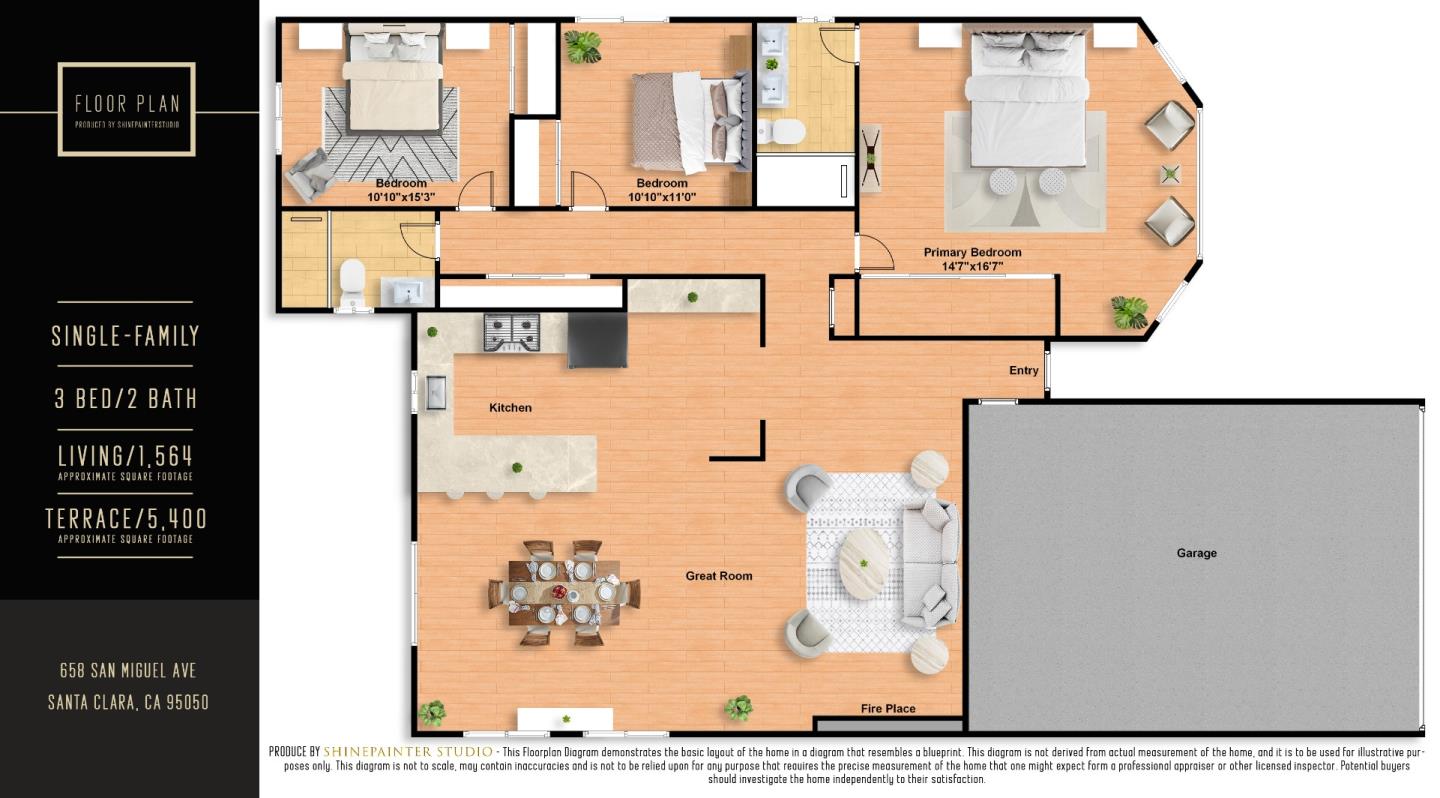 Detail Gallery Image 36 of 36 For 658 San Miguel Ave, Santa Clara,  CA 95050 - 3 Beds | 2 Baths