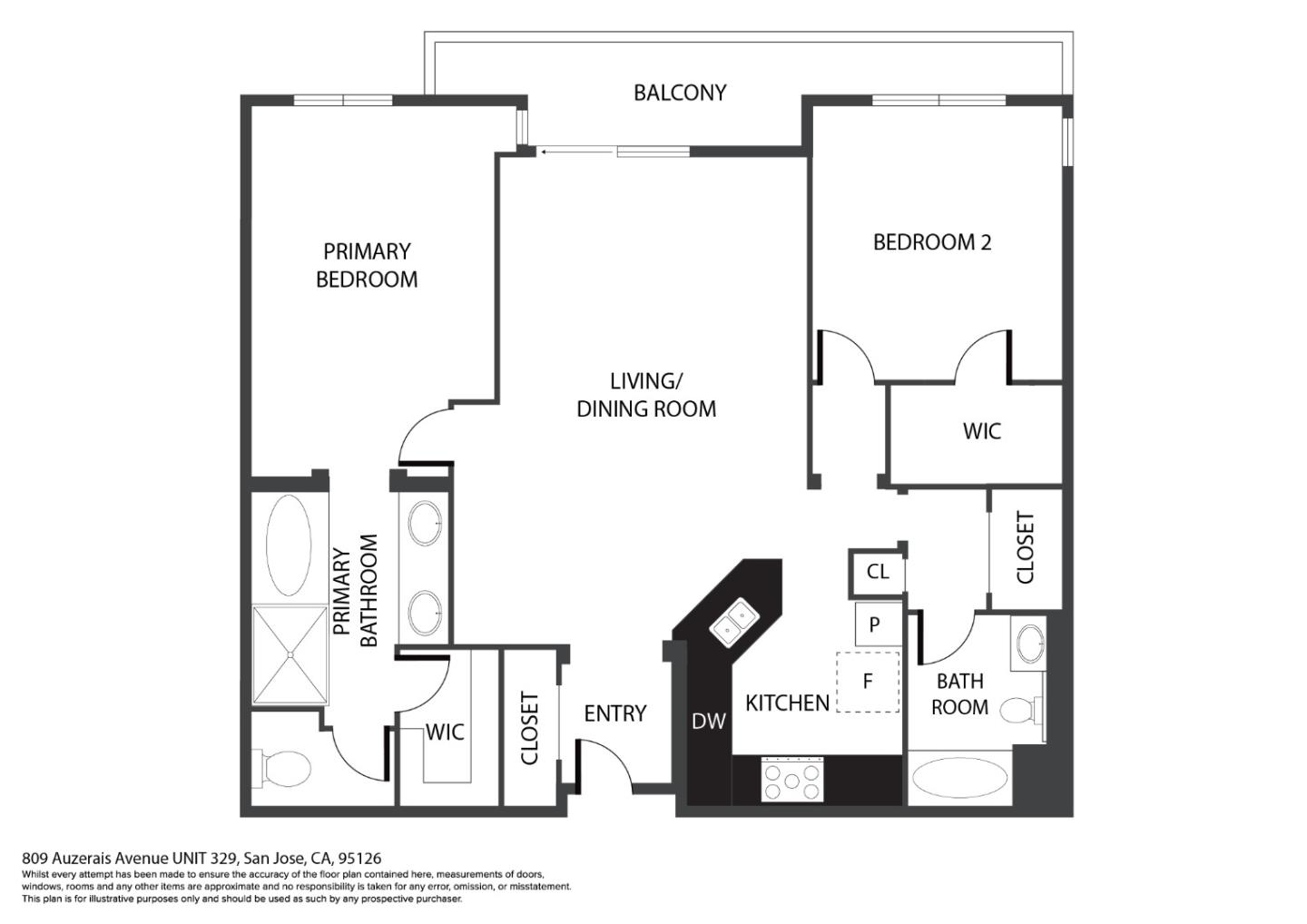 Detail Gallery Image 45 of 45 For 809 Auzerais Ave #329,  San Jose,  CA 95126 - 2 Beds | 2 Baths