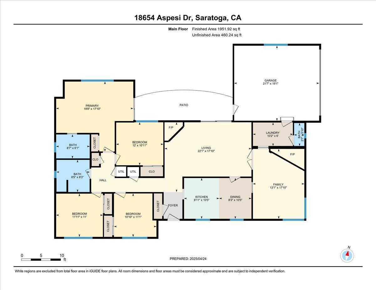 Detail Gallery Image 5 of 27 For 18654 Aspesi Dr, Saratoga,  CA 95070 - 4 Beds | 2/1 Baths