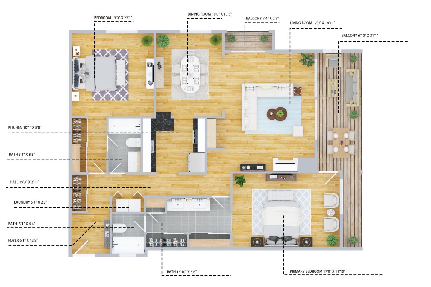 Detail Gallery Image 6 of 57 For 4671 Albany Cir #150,  San Jose,  CA 95129 - 2 Beds | 2 Baths