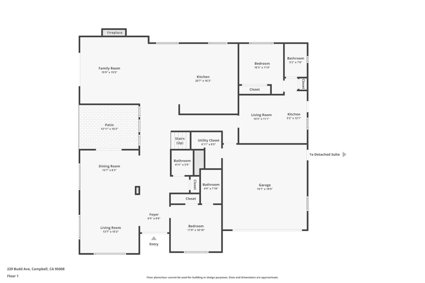 Detail Gallery Image 52 of 52 For 229 Budd Ave, Campbell,  CA 95008 - 7 Beds | 7/1 Baths