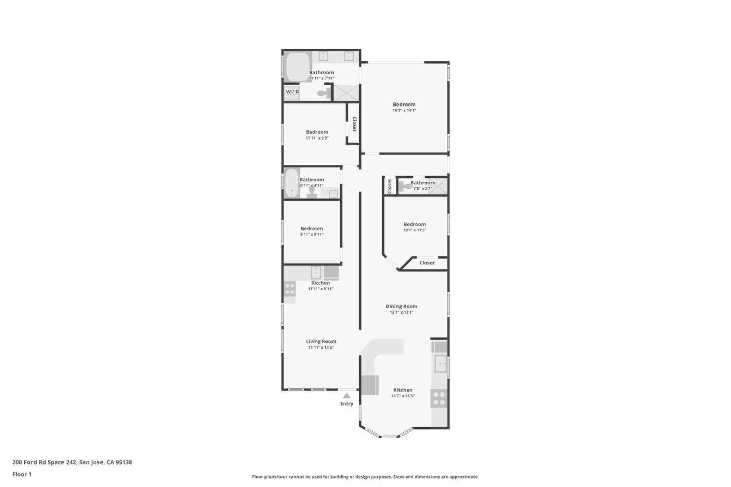 Detail Gallery Image 41 of 41 For 200 Ford Rd #242,  San Jose,  CA 95138 - 4 Beds | 3 Baths