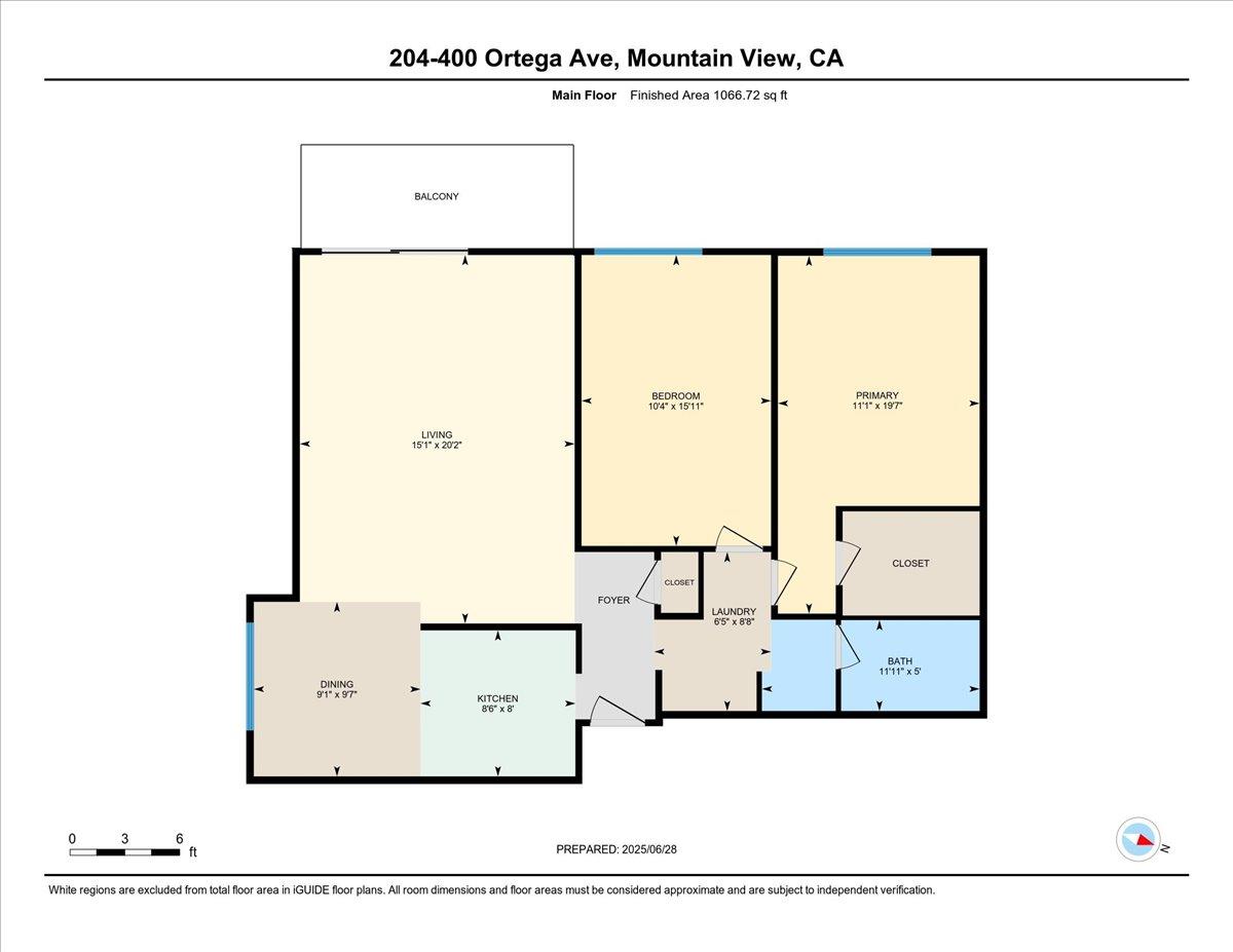 Detail Gallery Image 35 of 35 For 400 Ortega Ave #204,  Mountain View,  CA 94040 - 2 Beds | 1 Baths