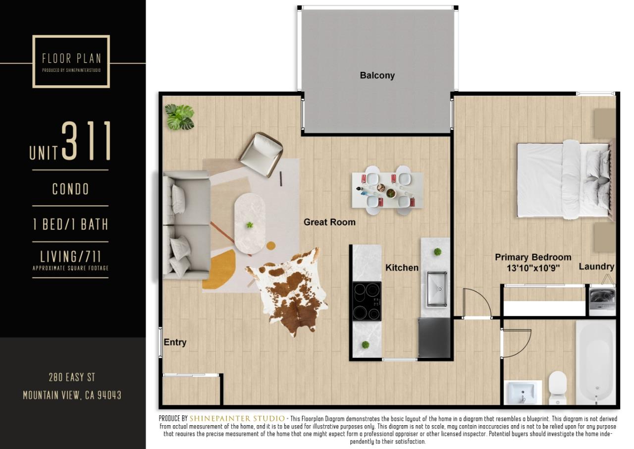 Detail Gallery Image 29 of 29 For 280 Easy St #311,  Mountain View,  CA 94043 - 1 Beds | 1 Baths