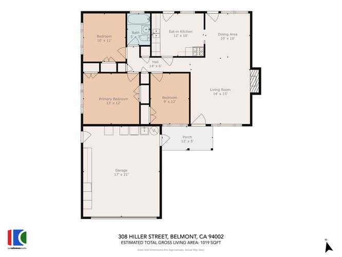 Detail Gallery Image 16 of 16 For 308 Hiller St, Belmont,  CA 94002 - 3 Beds | 1 Baths