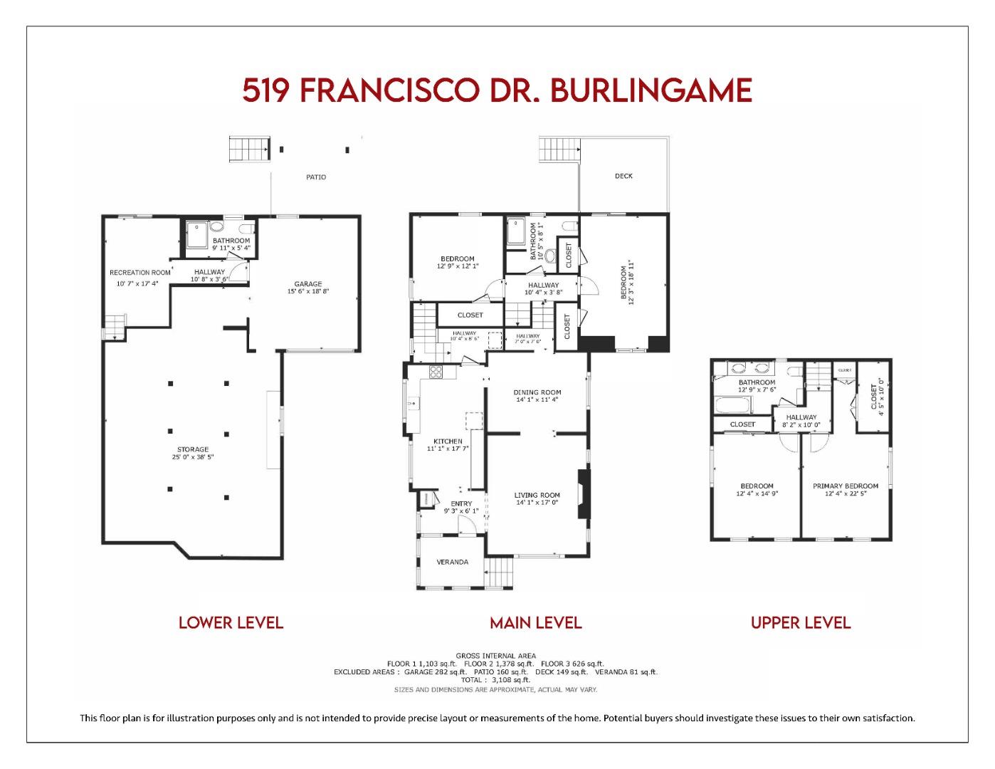 Detail Gallery Image 78 of 88 For 519 Francisco Dr, Burlingame,  CA 94010 - 4 Beds | 3 Baths