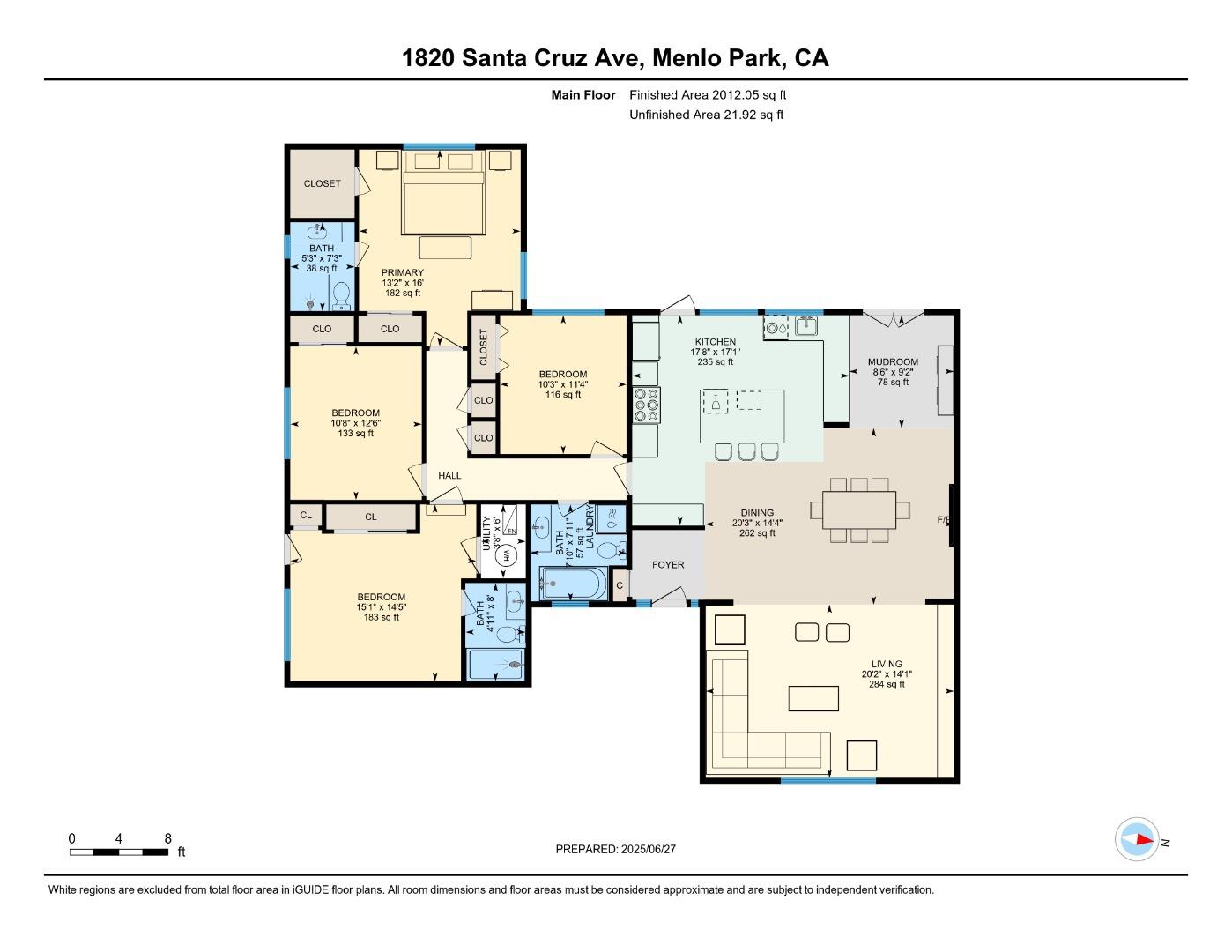 Detail Gallery Image 29 of 29 For 1820 Santa Cruz Ave, Menlo Park,  CA 94025 - 4 Beds | 3 Baths