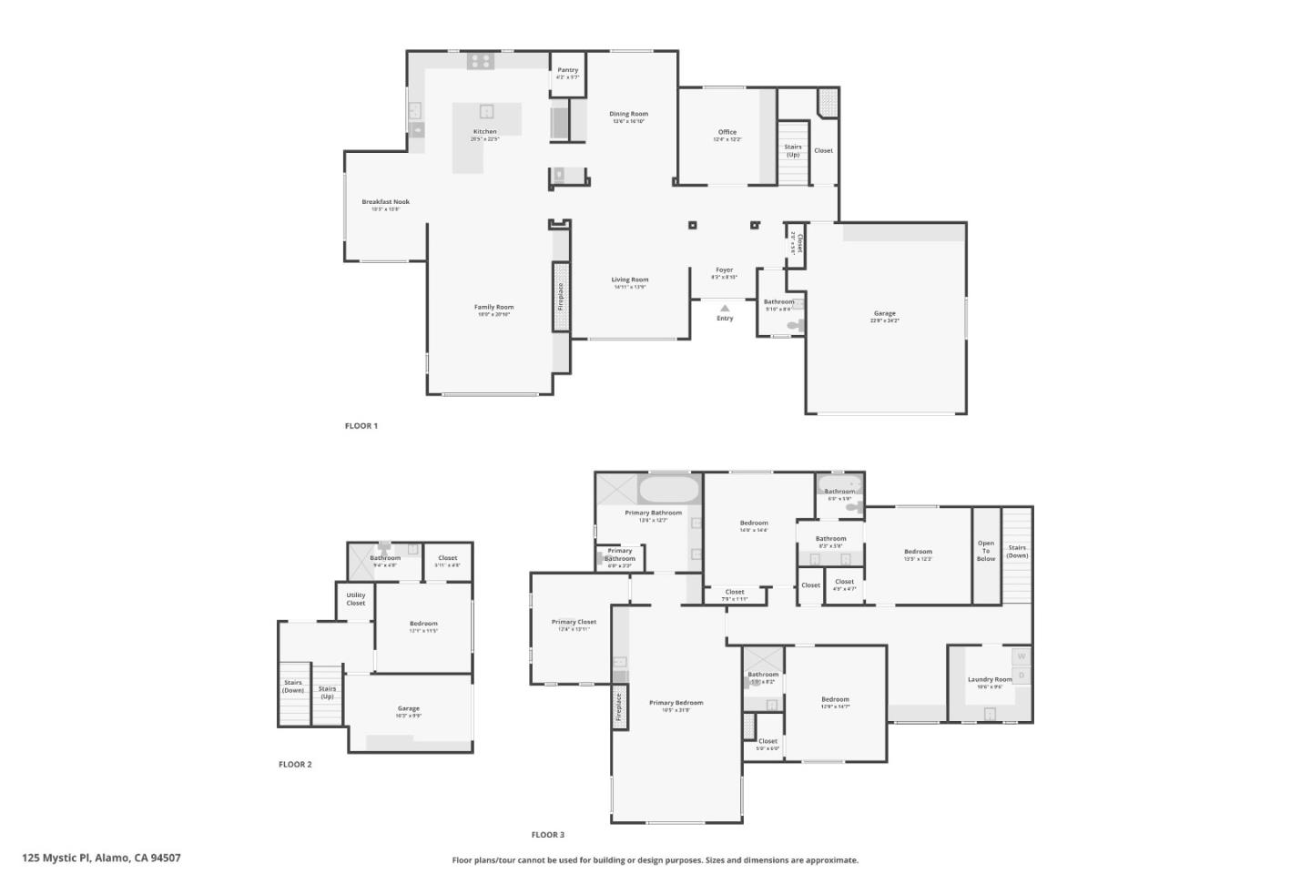 Detail Gallery Image 81 of 81 For 125 Mystic Pl, Alamo,  CA 94507 - 5 Beds | 4/1 Baths