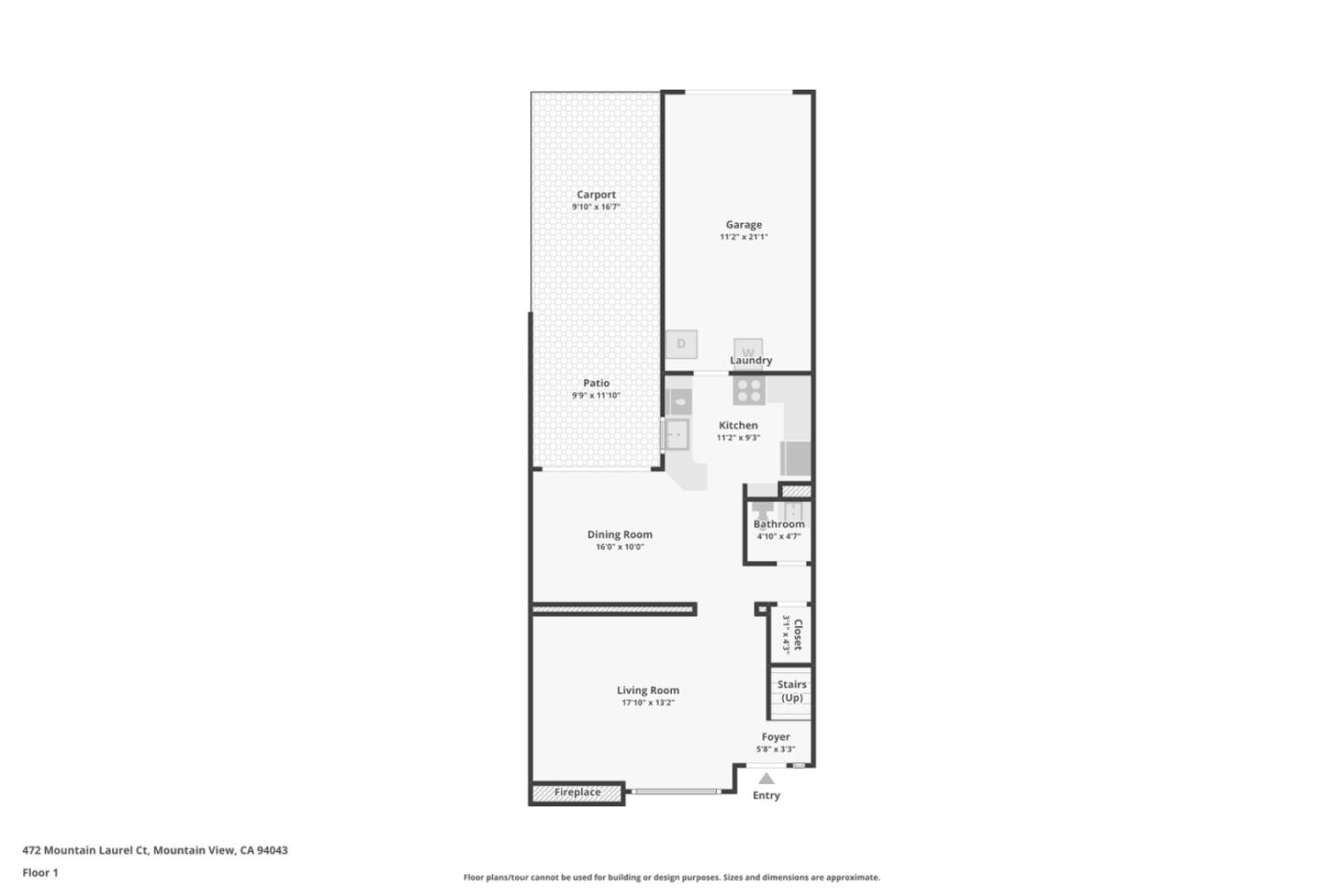 Detail Gallery Image 14 of 60 For 472 Mountain Laurel Ct, Mountain View,  CA 94043 - 2 Beds | 2/1 Baths