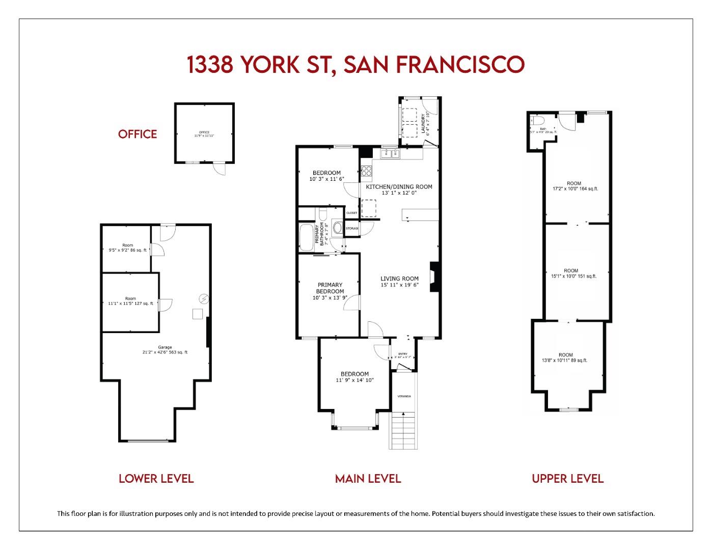 Detail Gallery Image 60 of 64 For 1338 York St, San Francisco,  CA 94110 - 3 Beds | 1 Baths