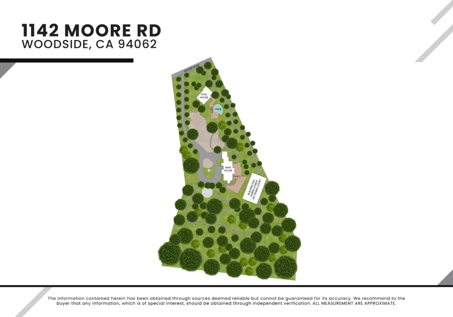 Detail Gallery Image 58 of 58 For 1142 Moore Rd, Woodside,  CA 94062 - 6 Beds | 5/1 Baths
