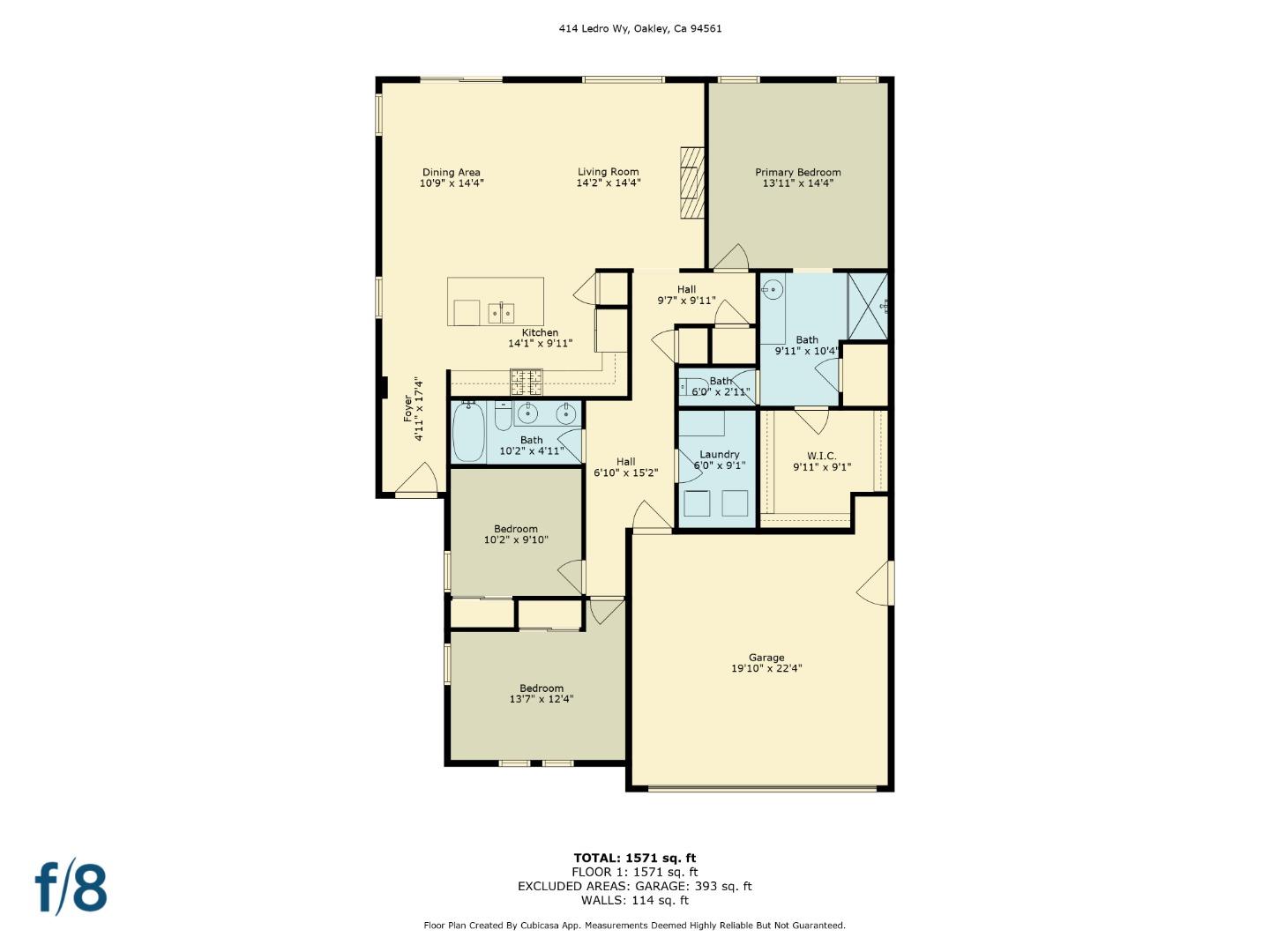 Detail Gallery Image 43 of 43 For 414 Ledro Way, Oakley,  CA 94561 - 3 Beds | 2 Baths