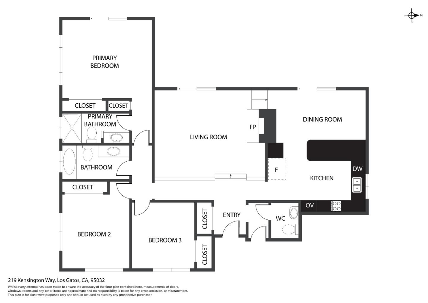 Detail Gallery Image 34 of 34 For 219 Kensington Way, Los Gatos,  CA 95032 - 3 Beds | 2/1 Baths