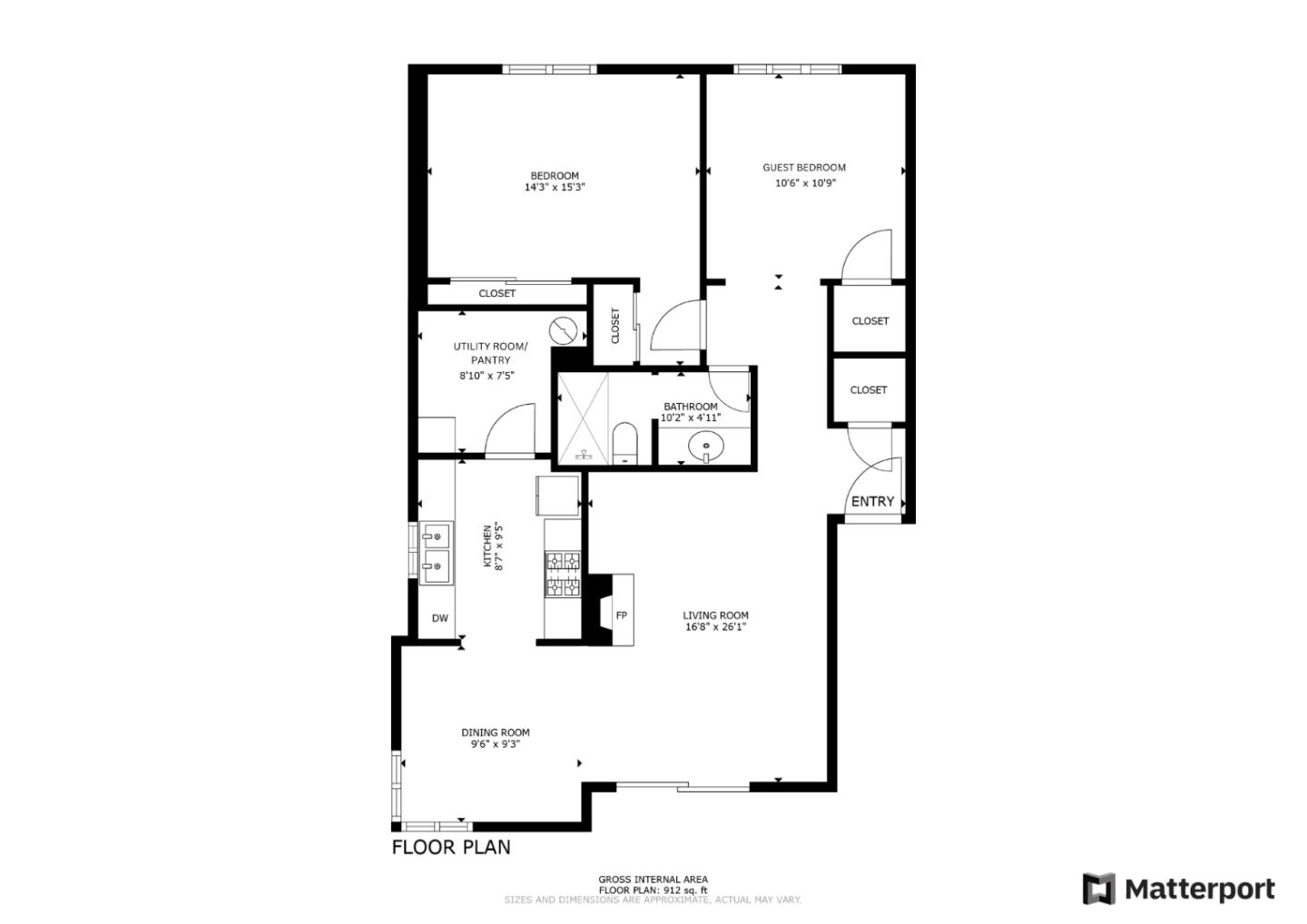 Detail Gallery Image 7 of 36 For 1477 De Rose Way #236,  San Jose,  CA 95126 - 2 Beds | 1 Baths