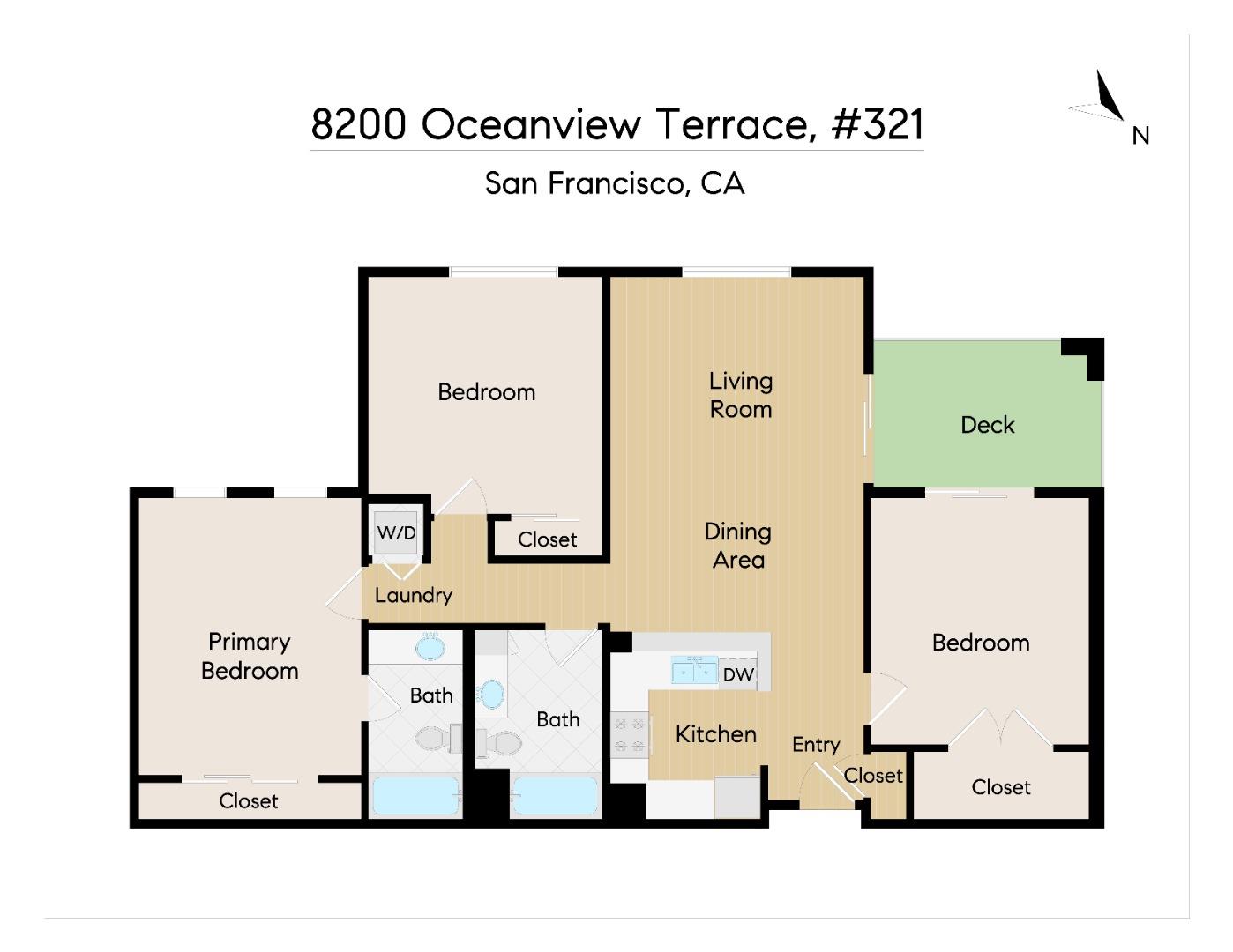 Detail Gallery Image 41 of 41 For 8200 Oceanview Ter #321,  San Francisco,  CA 94132 - 3 Beds | 2 Baths