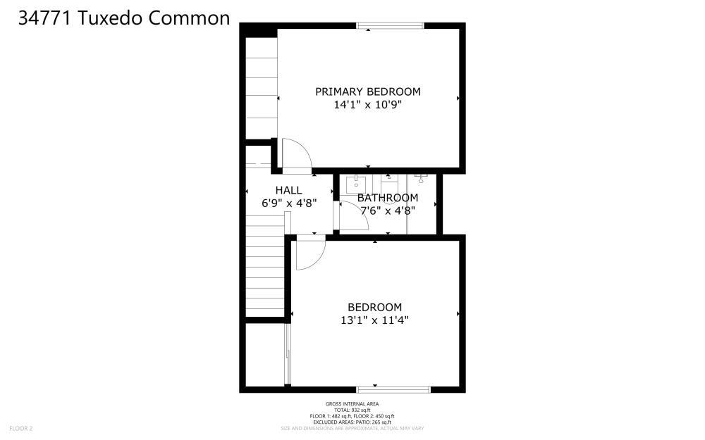 Detail Gallery Image 36 of 38 For 34771 Tuxedo Cmn, Fremont,  CA 94555 - 2 Beds | 1/1 Baths