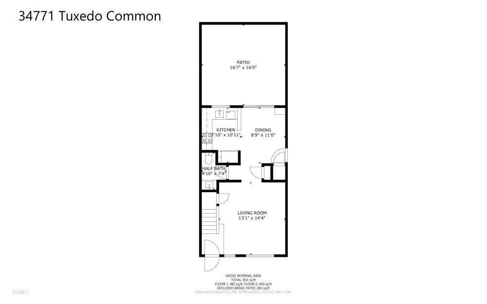 Detail Gallery Image 38 of 38 For 34771 Tuxedo Cmn, Fremont,  CA 94555 - 2 Beds | 1/1 Baths