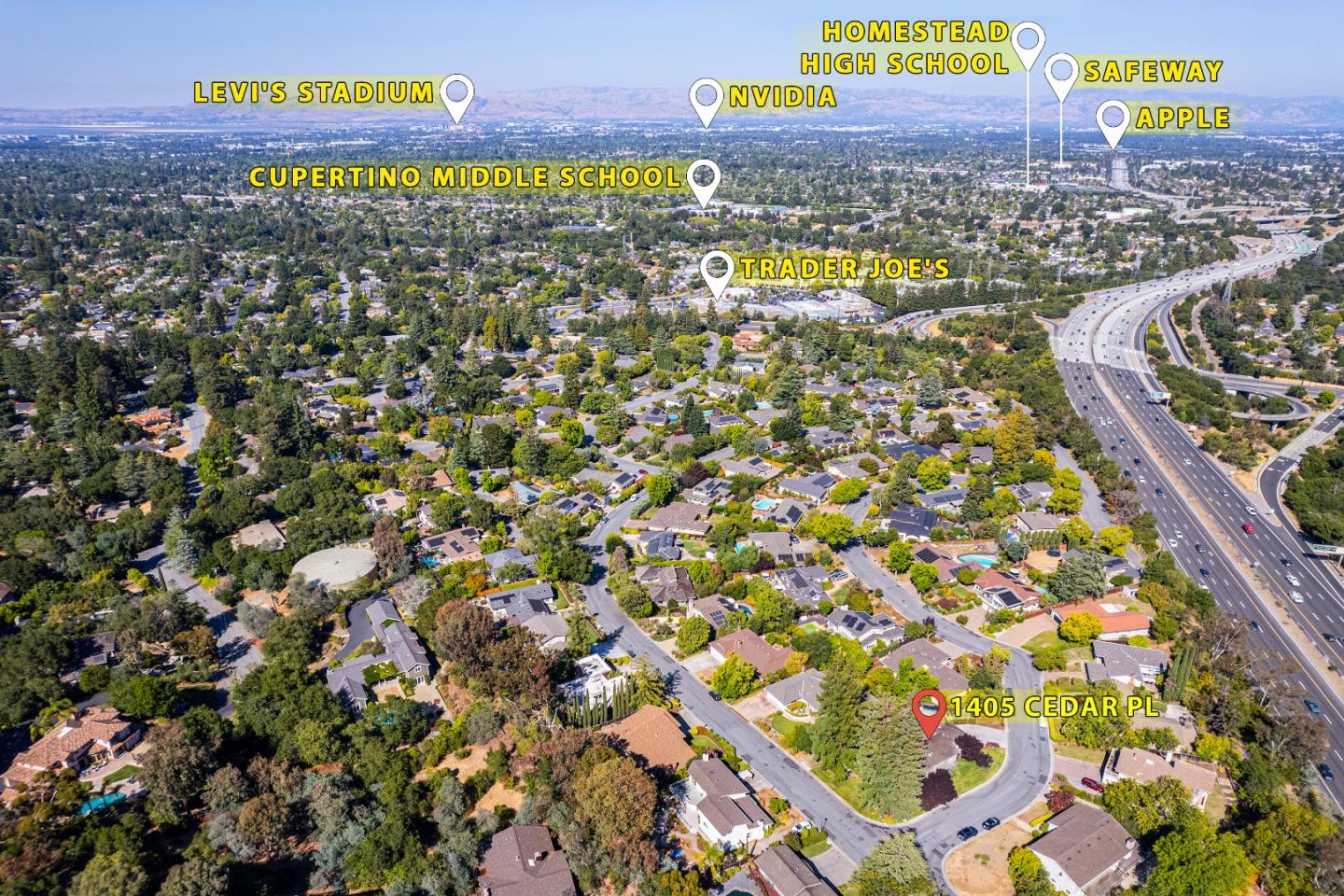 Detail Gallery Image 50 of 51 For 1405 Cedar Pl, Los Altos,  CA 94024 - 3 Beds | 2 Baths