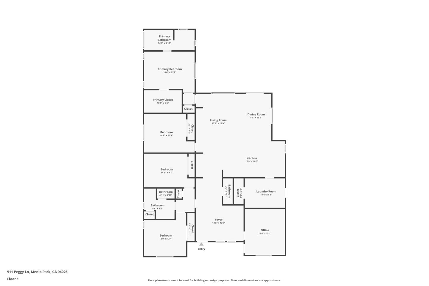 Detail Gallery Image 38 of 38 For 911 Peggy Ln, Menlo Park,  CA 94025 - 4 Beds | 2/1 Baths