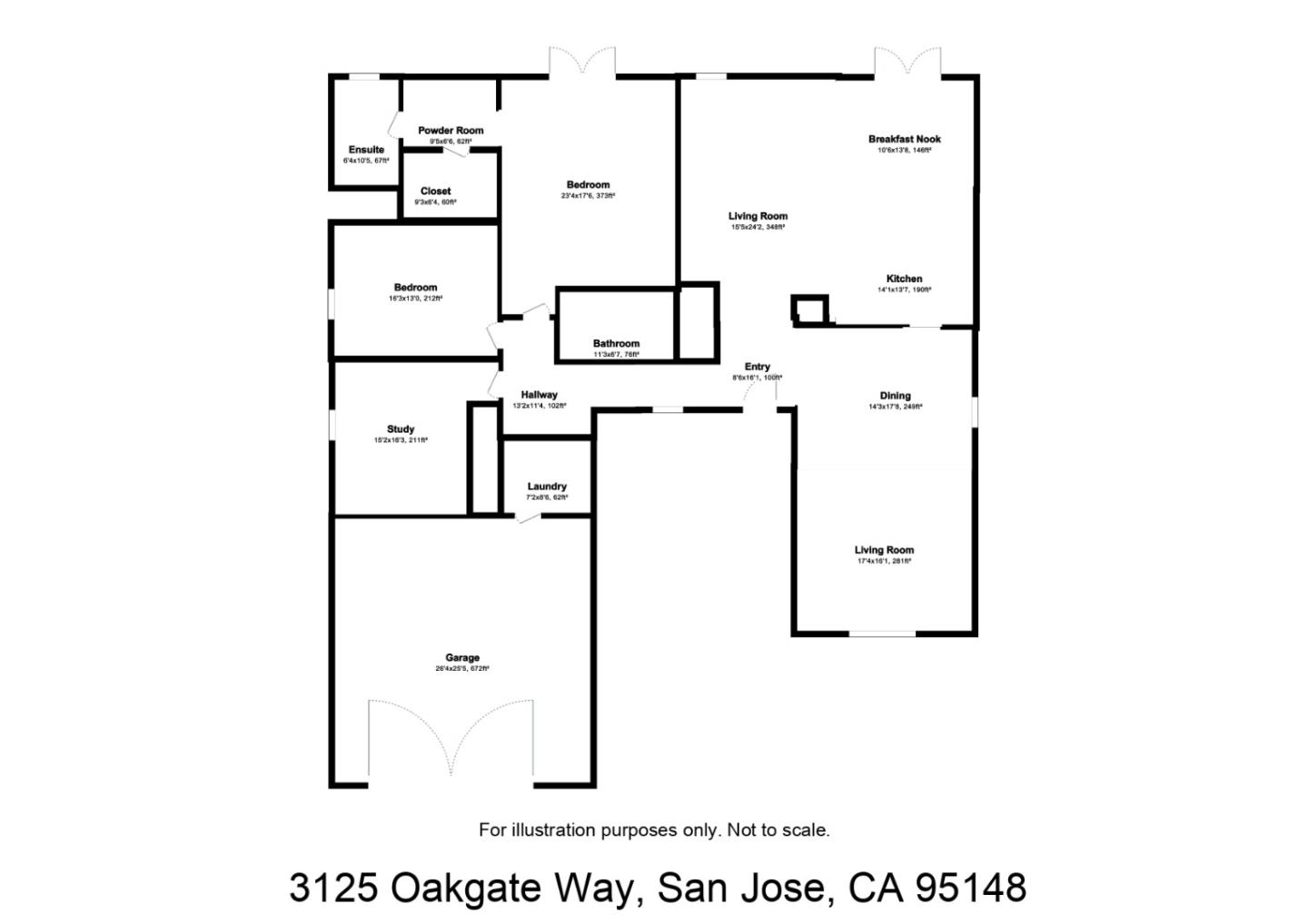 Detail Gallery Image 43 of 43 For 3125 Oakgate Way, San Jose,  CA 95148 - 3 Beds | 2 Baths